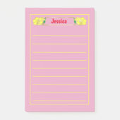Gele  Gele Florence, goudvormig Post-it® Notes (Voorkant)