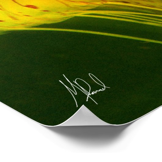 Gele gele kwal poster (Hoek)