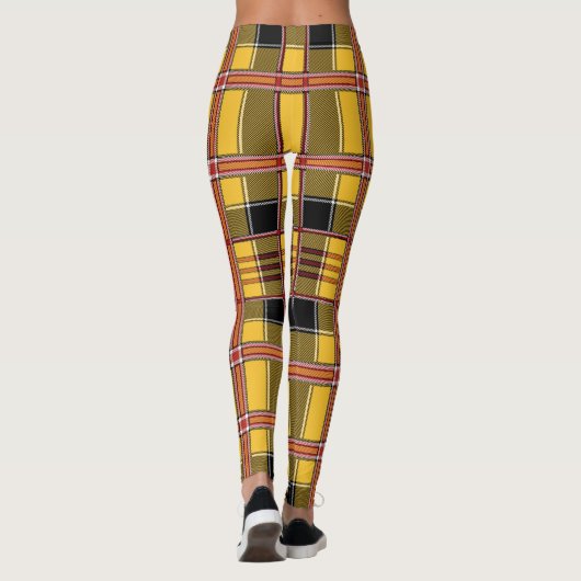 gele gele leggings (Achterkant)