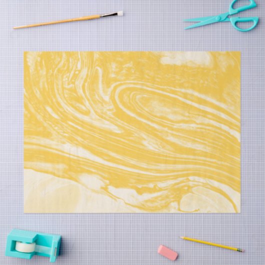 Gele, gele, licht Abstracte kunsttextuur Tissuepapier (Craft)