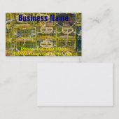 Gele gele traps op Dock Visitekaartje (Voorkant / Achterkant)