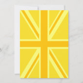 Gele Gele Union Jack British Flag Background (Voorkant)