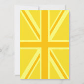 Gele Gele Union Jack British Flag Background (Achterkant)