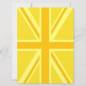 Gele Gele Union Jack British Flag Background (Voorkant)