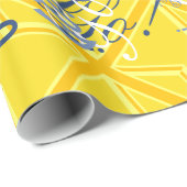 Gele Gele Union Jack British Flag Background Cadeaupapier (Rol Hoek)