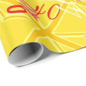 Gele Gele Union Jack British Flag Background Cadeaupapier (Rol Hoek)