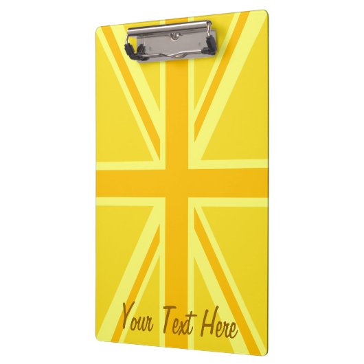 Gele Gele Union Jack British Flag Background Klembord (Links)