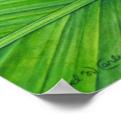 Gele gemberWaterverf Poster (Hoek)