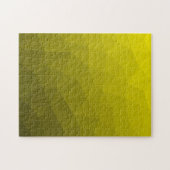 Gele geometrische mesh gradiëntpatroon legpuzzel (Horizontaal)