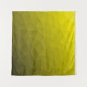 Gele geometrische meshpatroon met gradiënt wandkleed (Voorkant (horizontaal))