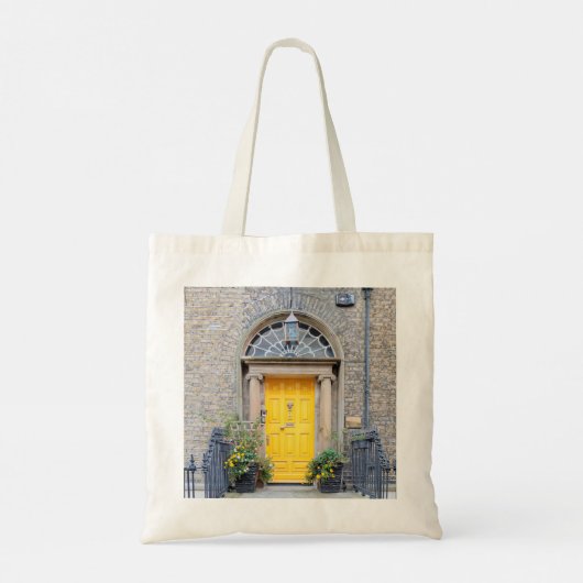 Gele Georgische deur in Dublin Tote Bag (Achterkant)