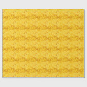Gele Gepixelde Cadeaupapier (Vlak)