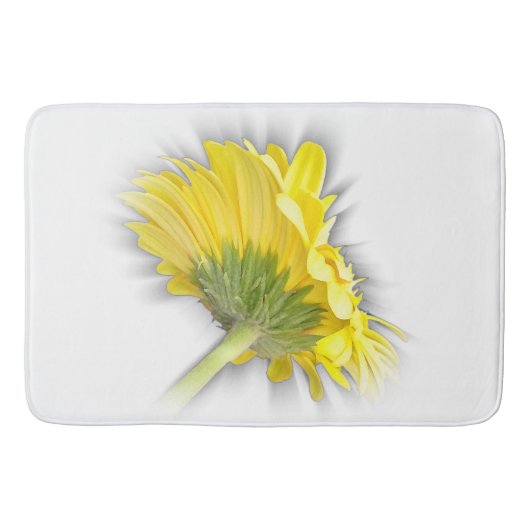 gele gerbera daisy badmat (Voorkant)