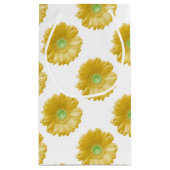 Gele gerbera daisy klein cadeauzakje (Achterkant)