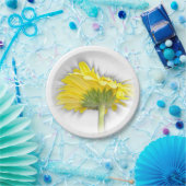 gele gerbera daisy papieren bordje (Feest)