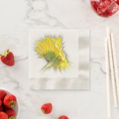 gele gerbera daisy servet (Insitu)