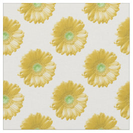 Gele gerbera daisy stof