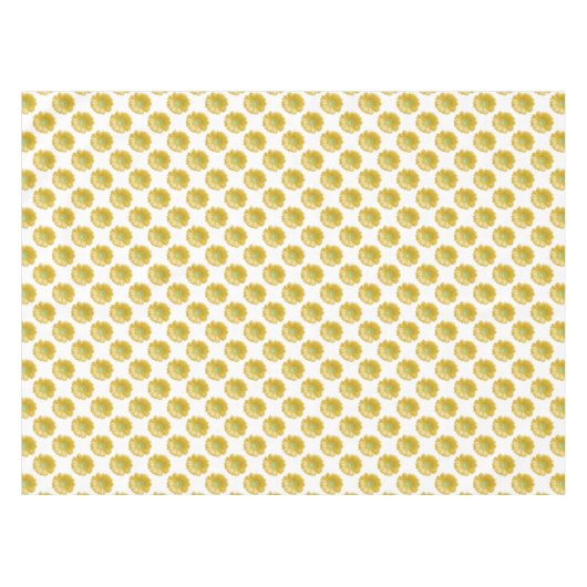 Gele gerbera daisy tafelkleed (Voorkant (Horizontaal))