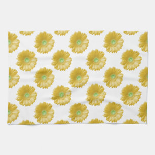 Gele gerbera daisy theedoek