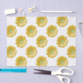 Gele gerbera daisy tissuepapier (Craft)