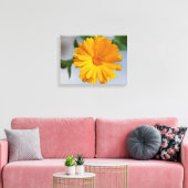 Gele Gerbera Daisy Wildflower Canvas Afdruk (Insitu (Woonkamer))