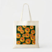 Gele gerbera madeliefje canvas tas (Voorkant)