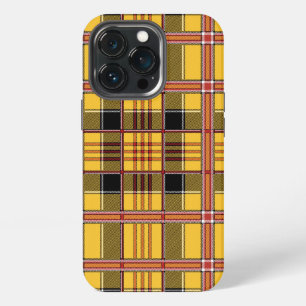 gele geruite telefoonhoesje iPhone 13 pro hoesje