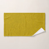Gele gestructureerd oppervlak met wervelend patroo bad handdoek (Handdoek)