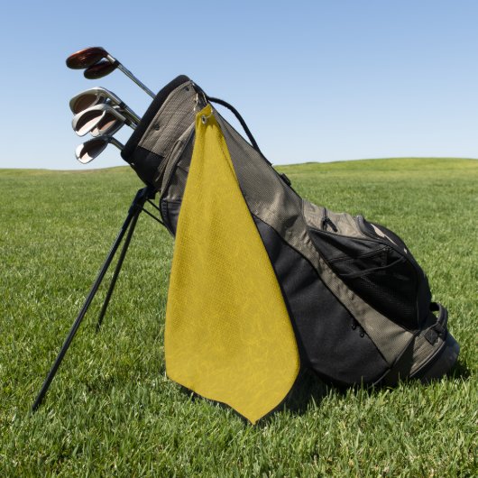 Gele gestructureerd oppervlak met wervelend patroo golfhanddoek (Groen)