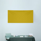 Gele gestructureerd oppervlak met wervelend patroo spandoek (Beurs)