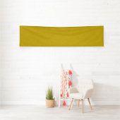 Gele gestructureerde oppervlak met wervelend patro spandoek (Insitu)