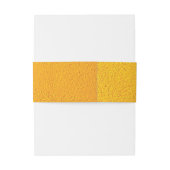 Gele getextureerde Uitnodiging van de Aanwezigheid Uitnodigingen Wikkel (Achterkant Voorbeeld)