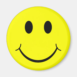 Gele Gezicht - Gelukkige Gezichtsmagneet Magneet