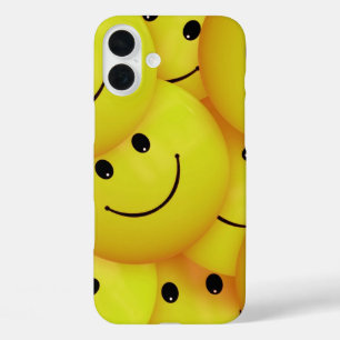 Gele gezichten iPhone 16 plus hoesje
