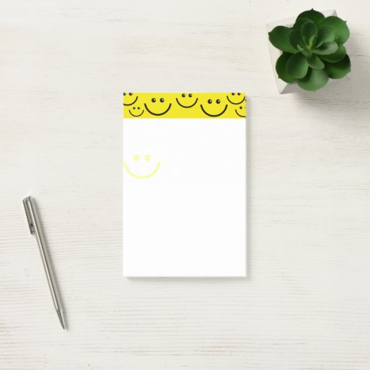 Gele gezichten post-it® notes (Kantoor)