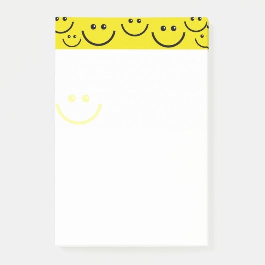 Gele gezichten post-it® notes (Voorkant)