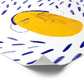 Gele gezichten poster (Hoek)