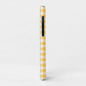 Gele Gingham Bij Golf Puns iPhone Hoesje (Achterkant/links)