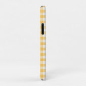 Gele Gingham Bij Golf Puns iPhone Hoesje (Achterkant/rechts)