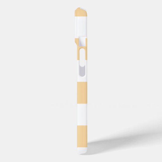 Gele Gingham Pattern Case-Mate iPhone Case (Achterkant / Links)