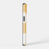 Gele Gingham Pattern iPhone 15 Case (Rechterkant)