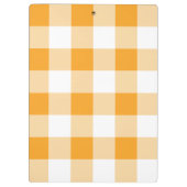 Gele Gingham Pattern Klembord (Achterkant)