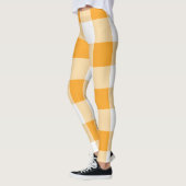 Gele Gingham Pattern Leggings (Links)