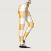 Gele Gingham Pattern Leggings (Rechts)