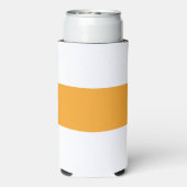 Gele Gingham Pattern Seltzer Blikjeskoeler (Seltzer Achterkant)