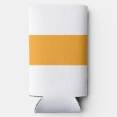 Gele Gingham Pattern Seltzer Blikjeskoeler (Achterkant)