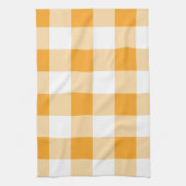 Gele Gingham Pattern Theedoek (Verticaal)