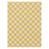 Gele Gingham Pset Checkered Pattern Tafelkleed (Voorkant)