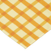 Gele Gingham Pset voor de zomer Tafelkleed (Gekanteld)