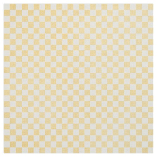 gele ginghamstof stof (Swatch)